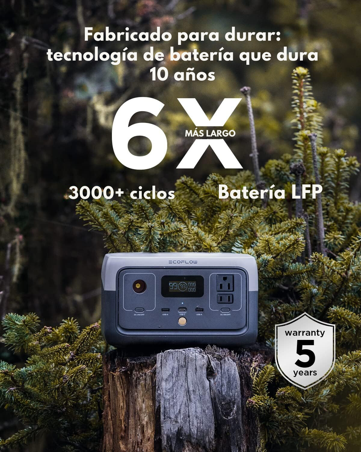 XT600 Generador Solar Portátil 600W - Panel Solar Plegable Incluido
