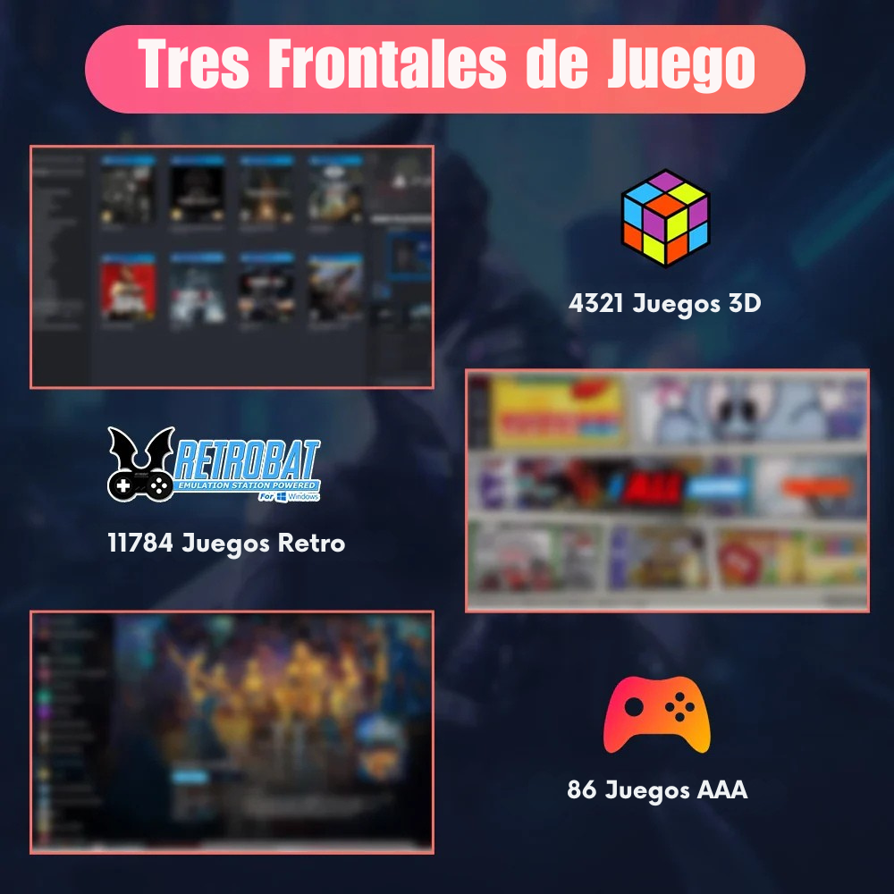 PlayZone -  Bóveda de Juegos Plug & Play de 1 TB con más de 16.000 Títulos