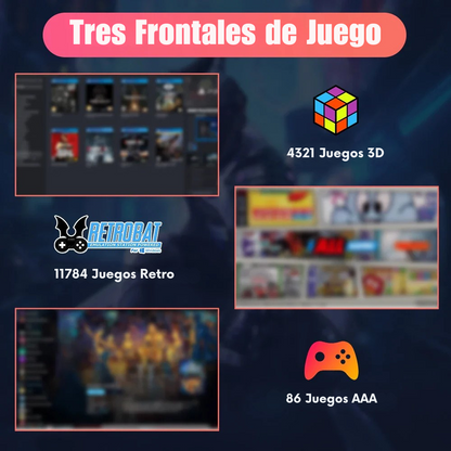 PlayZone -  Bóveda de Juegos Plug & Play de 1 TB con más de 16.000 Títulos